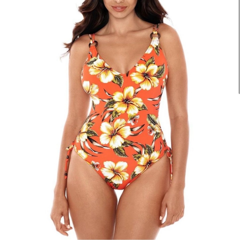 NWT Miracle Suit Skinny Dippers Kahului Shapeshifter One Piece Size S